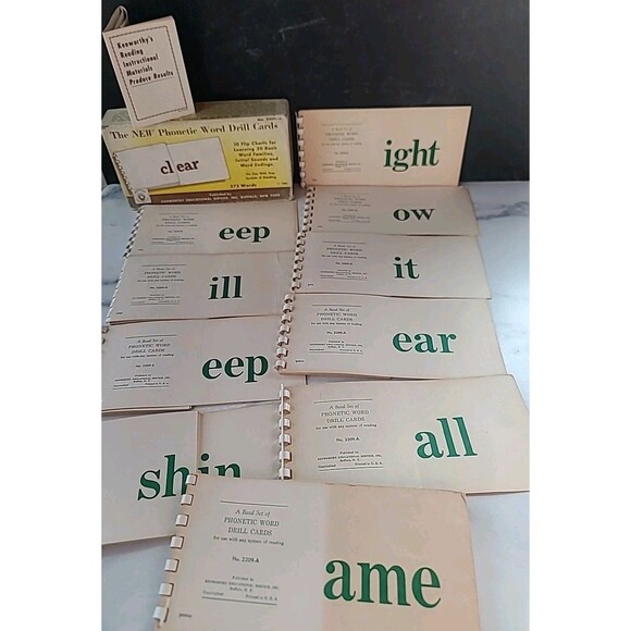 The New Phonetic Word Drill Cards 1965 - Picture 2 of 10